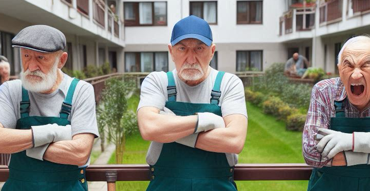 Angry gardeners