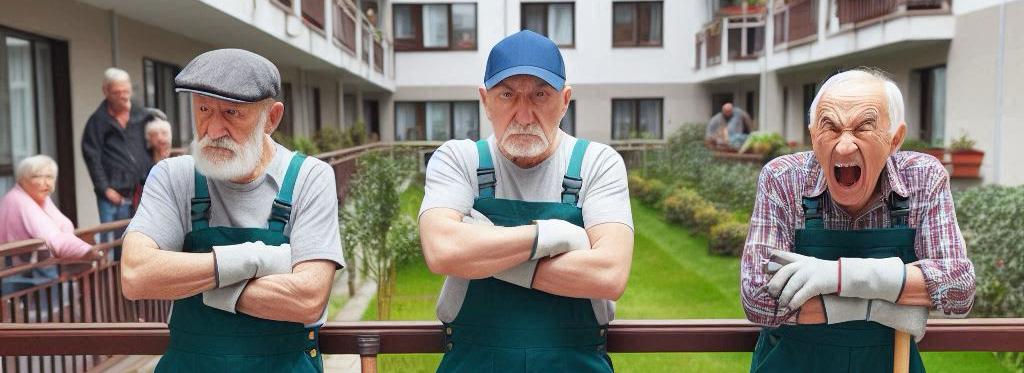Angry gardeners